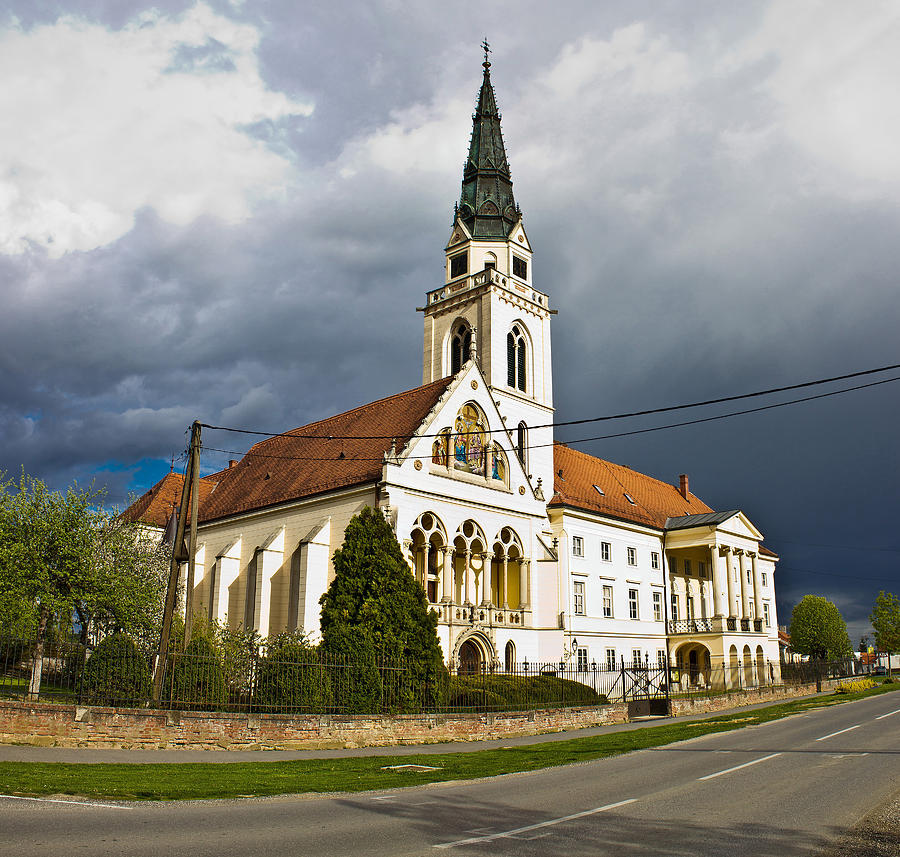 Greek catholic cathedral in Krizevci Photograph by Brch Photography