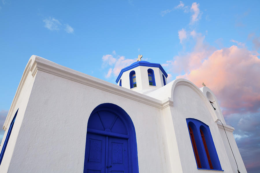 Greek Church Photograph by Borchee