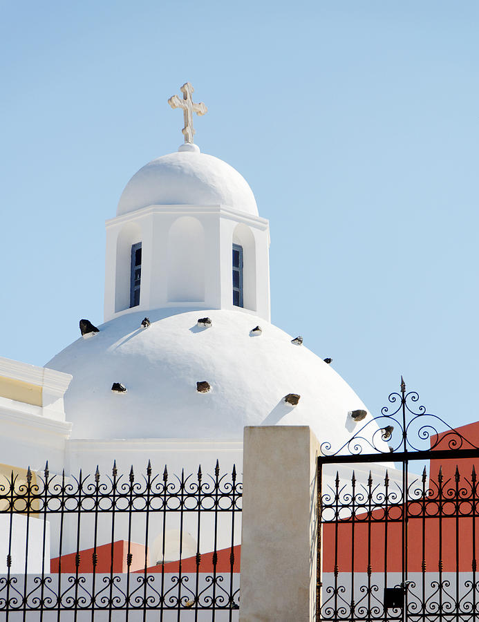 Greek Church Dome No.1 Photograph by Darin Volpe