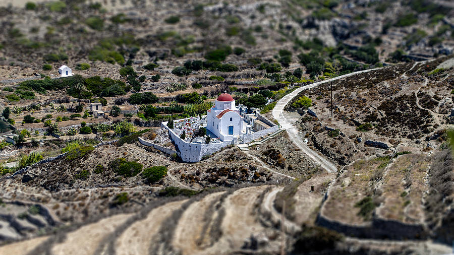 Landscape Photograph - Greek church by Oleksandr Maistrenko