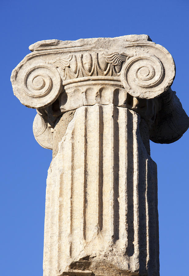 Greek Column Photograph by Ramunas Bruzas