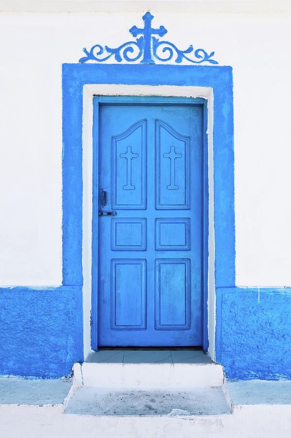 Greek Door Photograph by Borchee