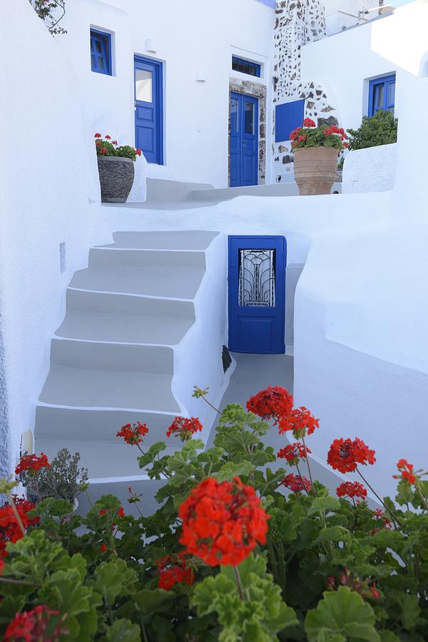 Greek Photograph - Greek House by Christian Heeb