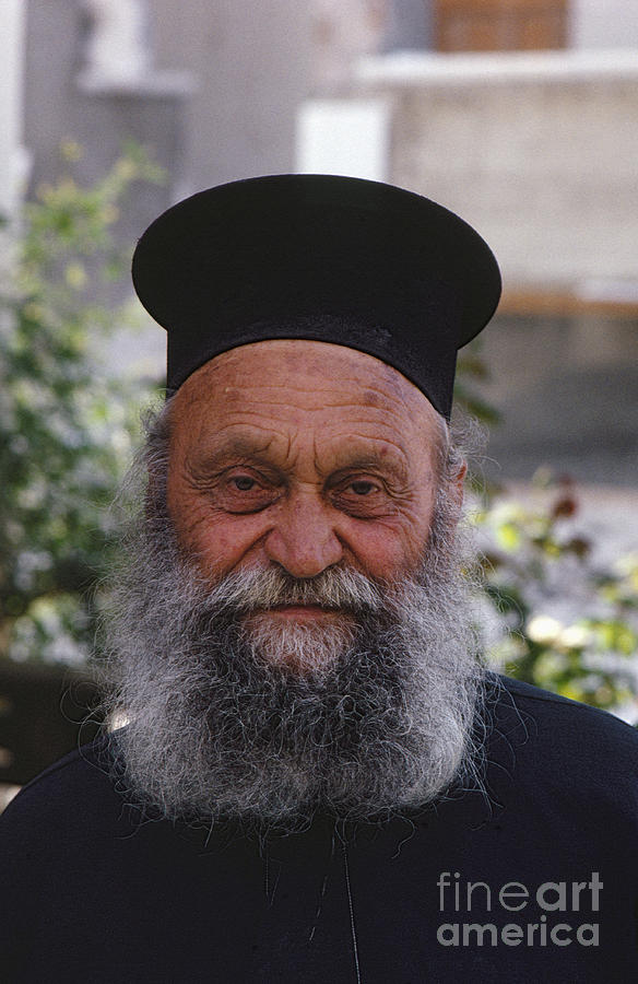Greek Orthodox Priest Photograph by Heiko Koehrer-Wagner