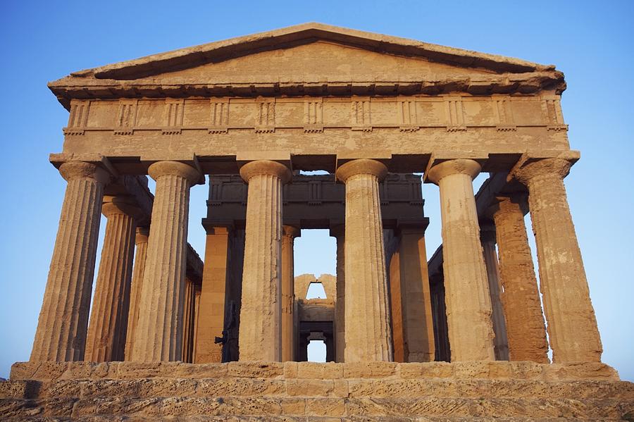 Greek Temple Agrigento Photograph by Patrick Swan