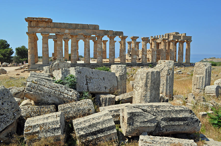 Greek Temple Selinute 01 Photograph by Deni Dismachek - Fine Art America