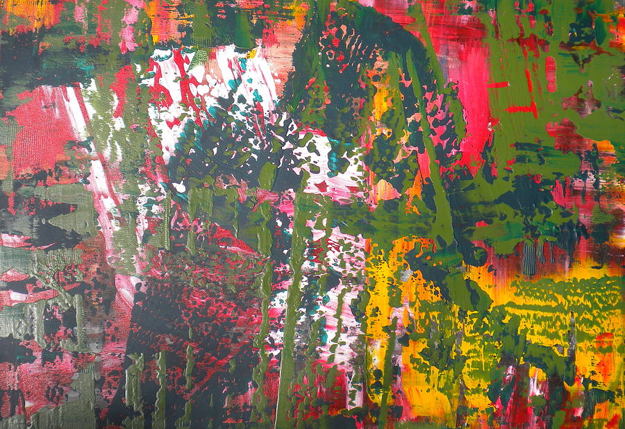 Green Abstract 2 Painting by Dylan Chambers