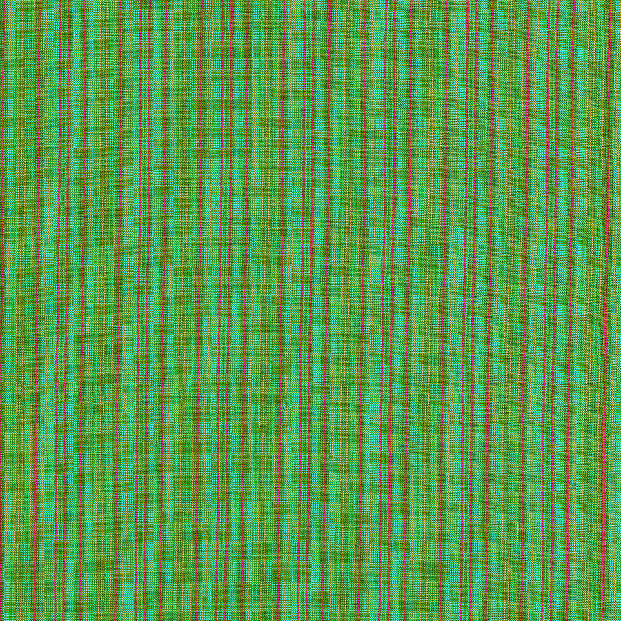 Green And Red Striped Fabric Background Photograph by Keith Webber Jr