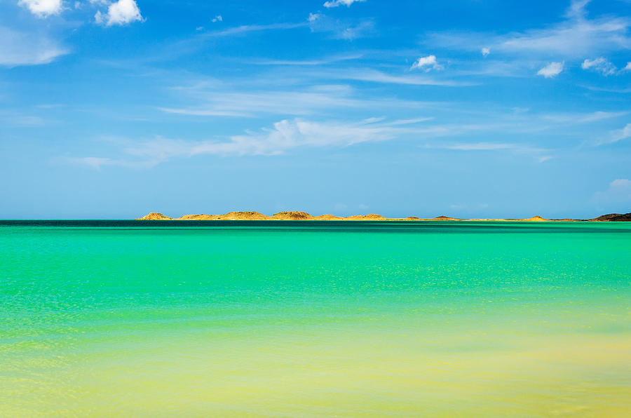 Green And Turquoise Water Photograph