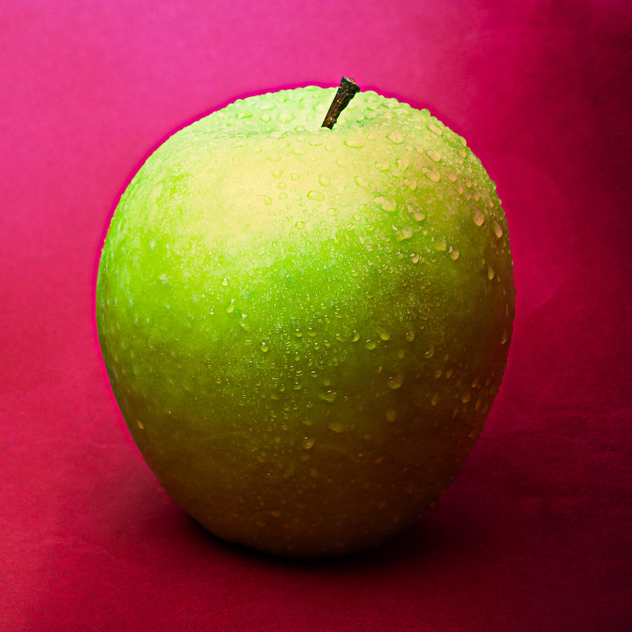 Green Apple Whole 1 Photograph by Alexander Senin