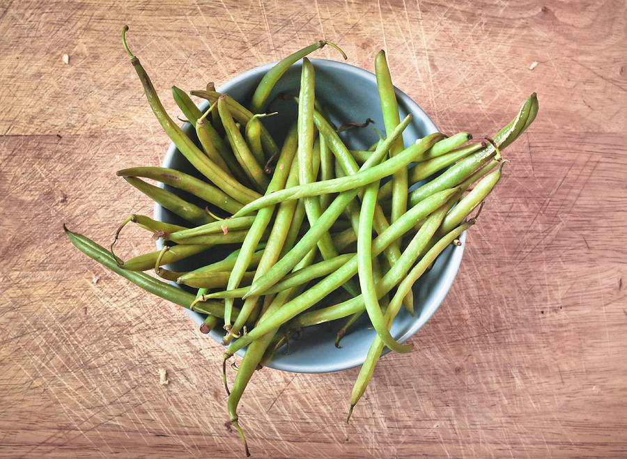 Green beans Photograph by Tom Gowanlock