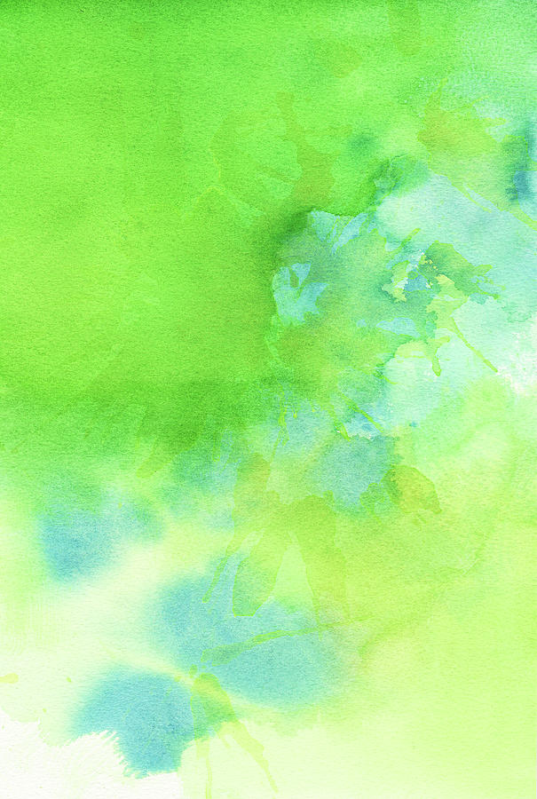 Green Blue Background Abstract Photograph by Taice