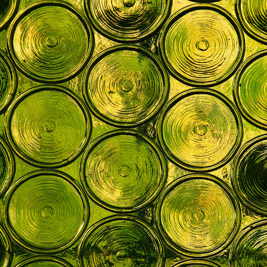 Green Bottle Glass Photograph by Art Block Collections