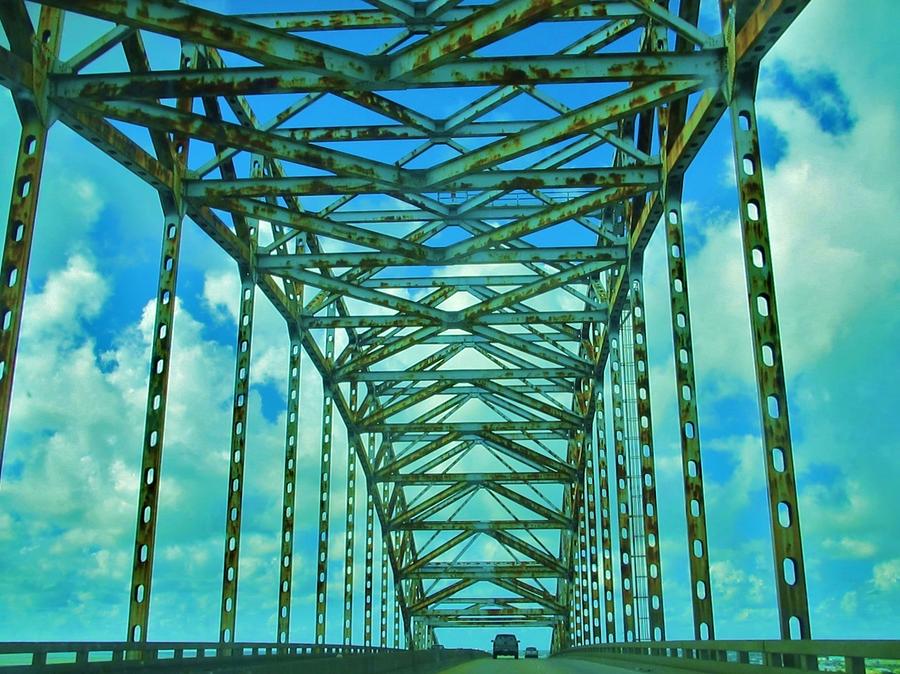 Green Bridge Photograph by Deborah Lacoste