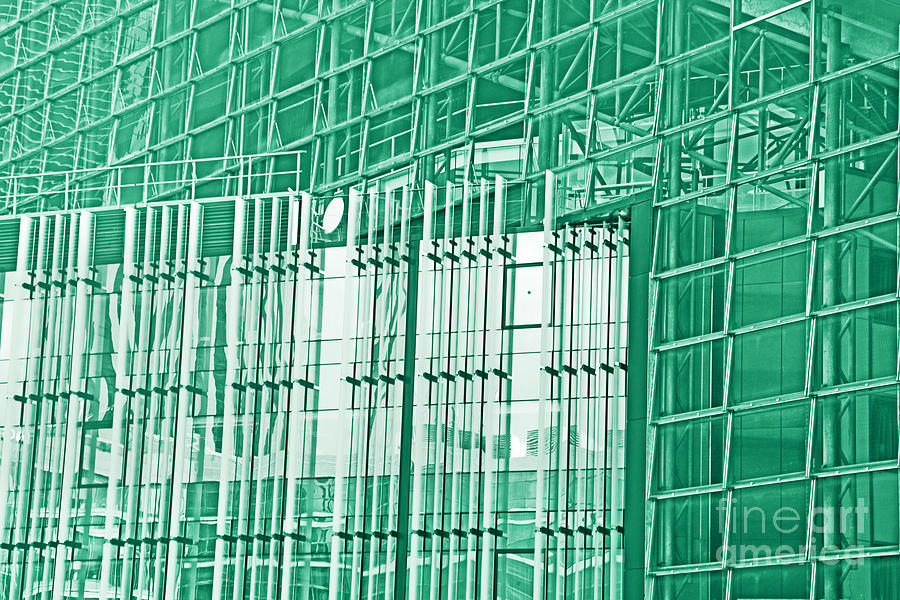 Architecture Photograph - Green business by Liz Leyden