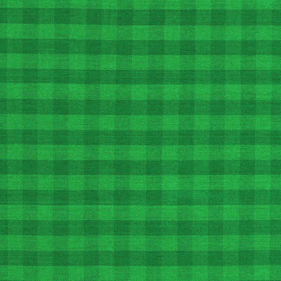 Green Checkered Pattern Cloth Background Photograph by Keith Webber Jr
