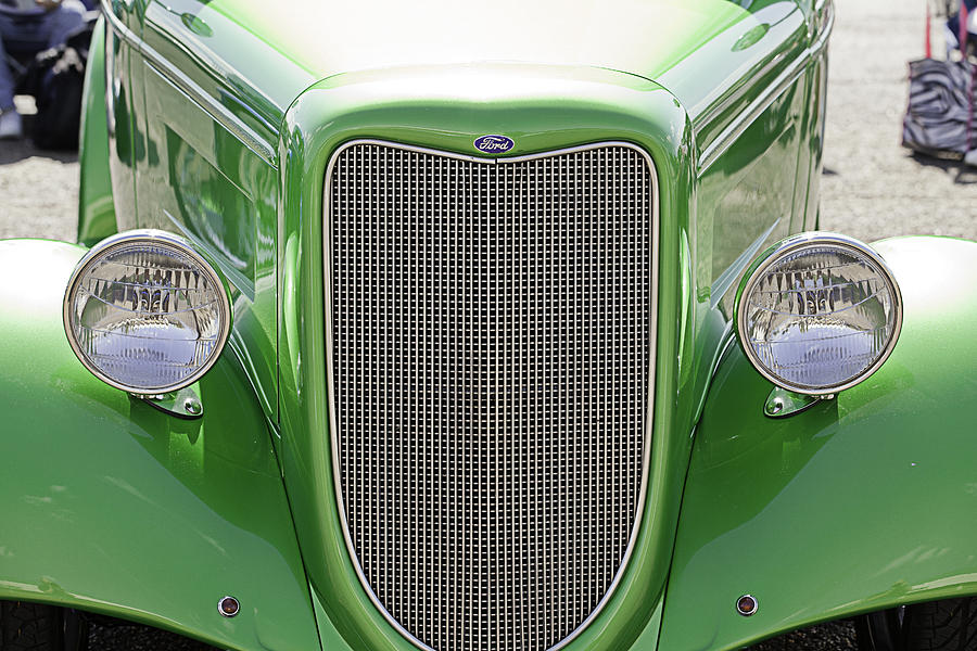 Green Classic Car Photograph by M K Miller