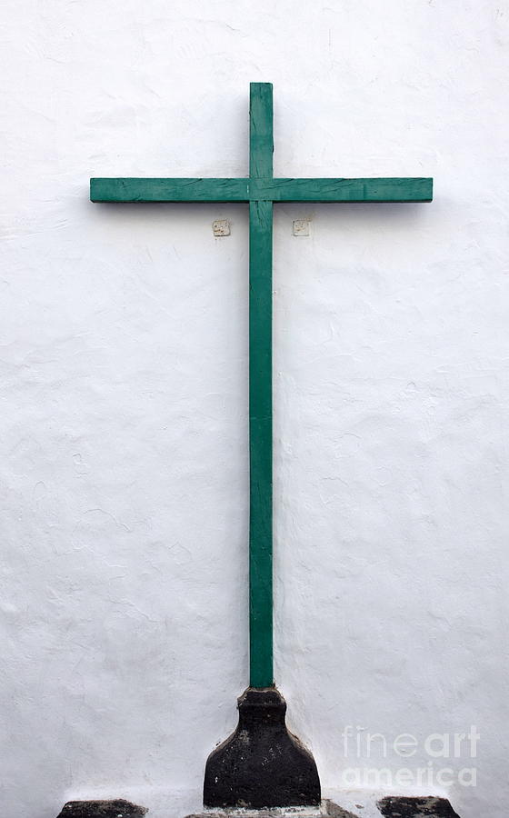 Green Cross Photograph - Green Cross by Joe Cashin
