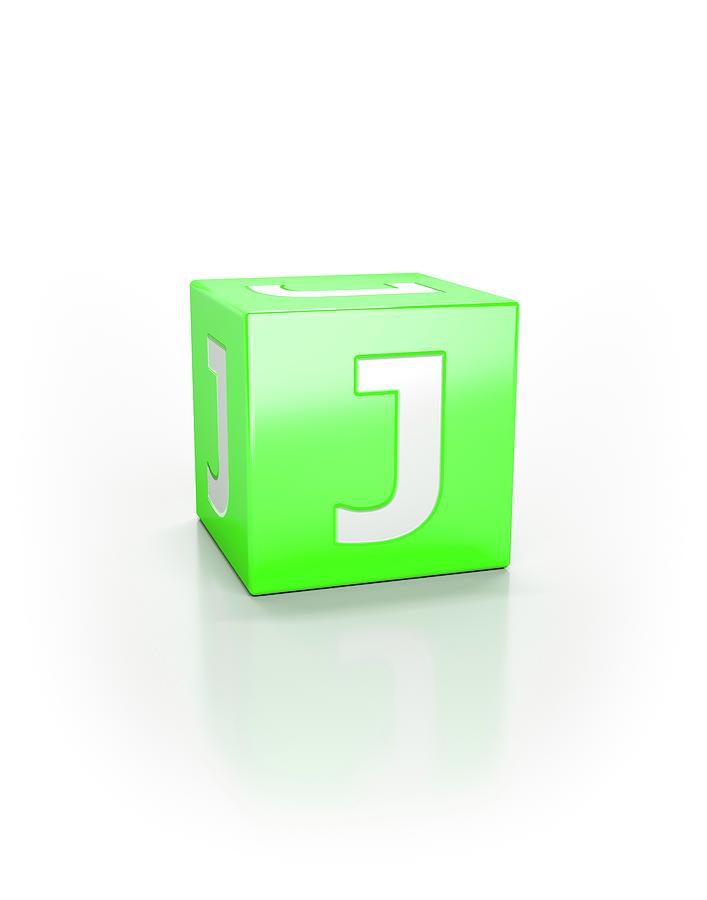 Cube Photograph - Green Cube by David Parker/science Photo Library