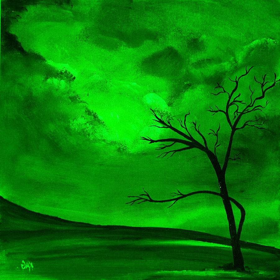 Green Day Painting by Gina Cooper - Fine Art America