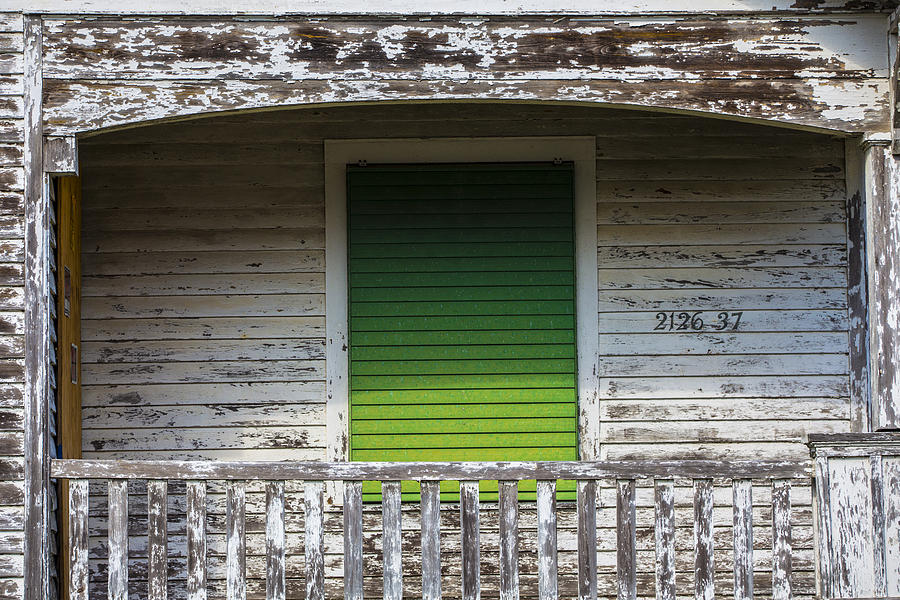 Green Door Galveston TX  Photograph by John McGraw