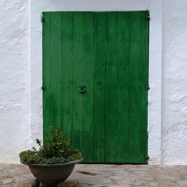 Green Door, Ibiza Photograph by Balearic Discovery