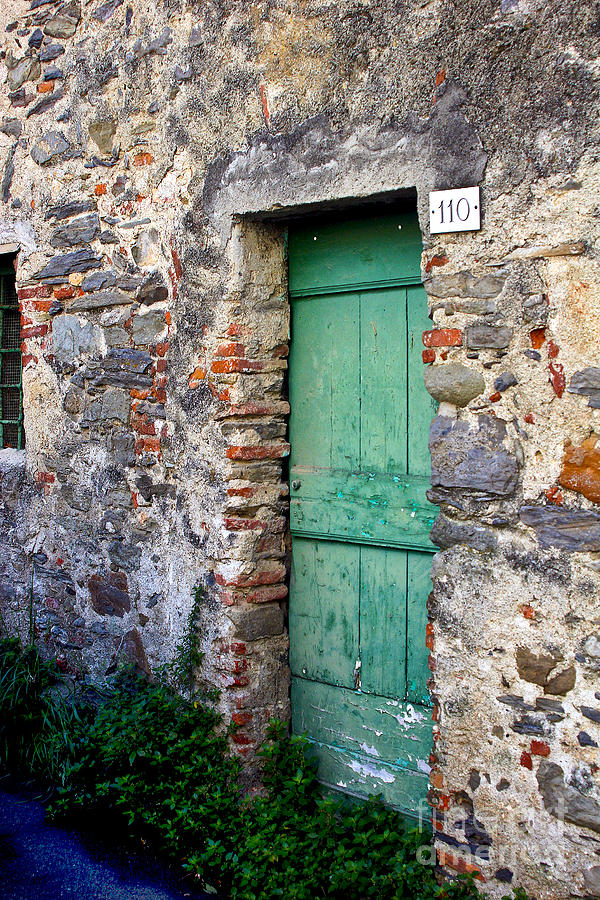 Green Door Photograph by Timothy Hacker