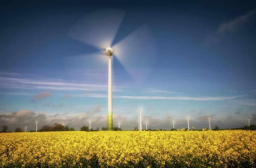 Green Energy Photograph by Siegfried Haasch