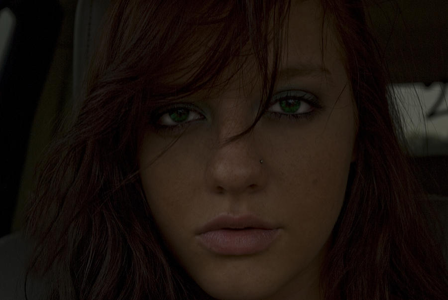 Green Eyed Girl Photograph By Cynthia Stephens 