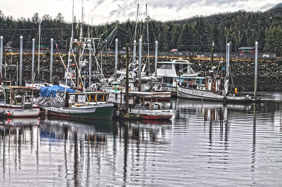 Green Fishing Boat Photograph By Timothy Latta