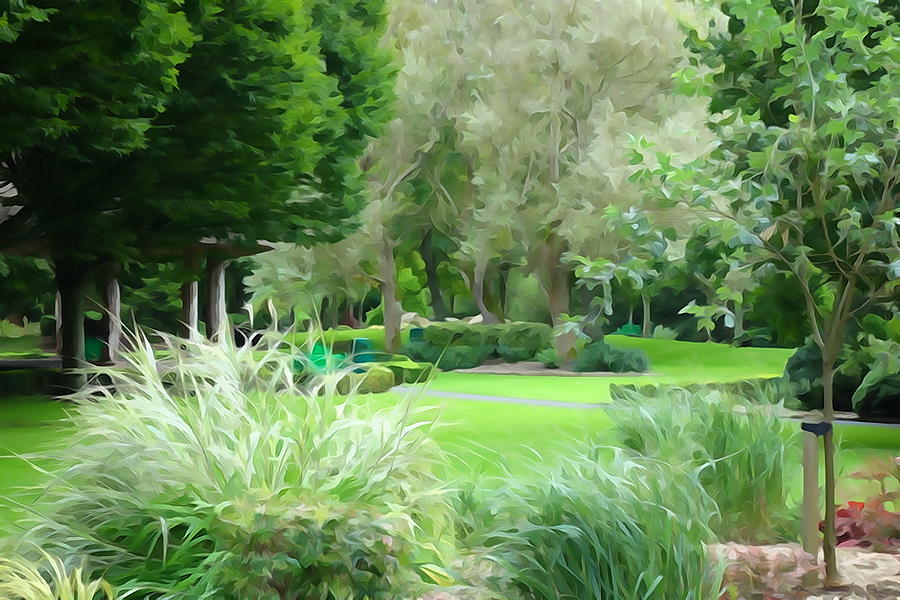 Nature Photograph - Green Gardens by Norma Brock