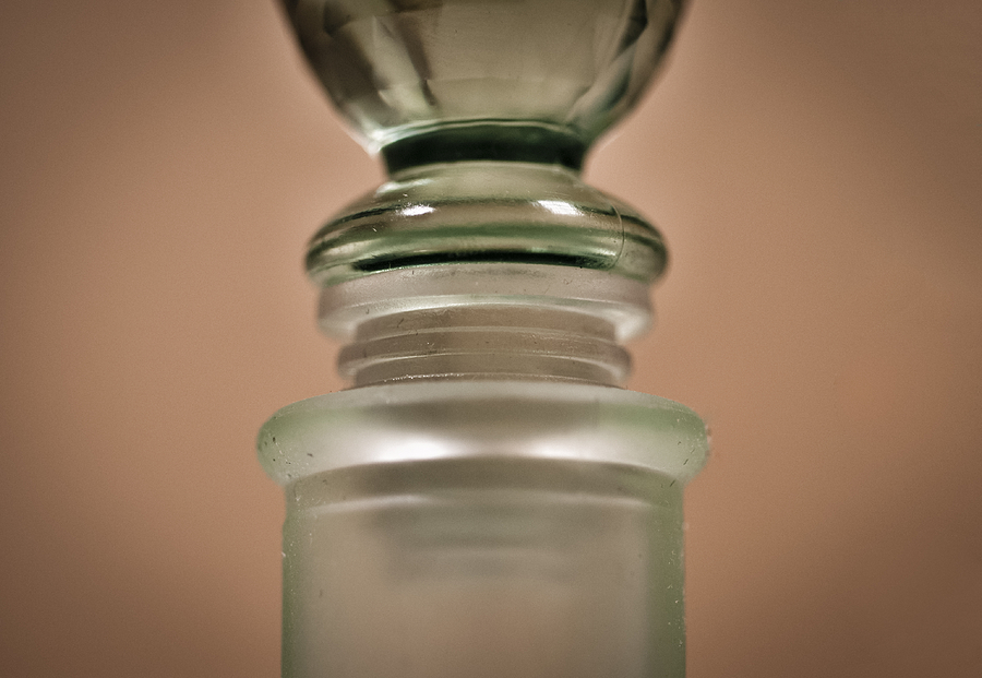 Green Glass Bottle Photograph by Christi Kraft