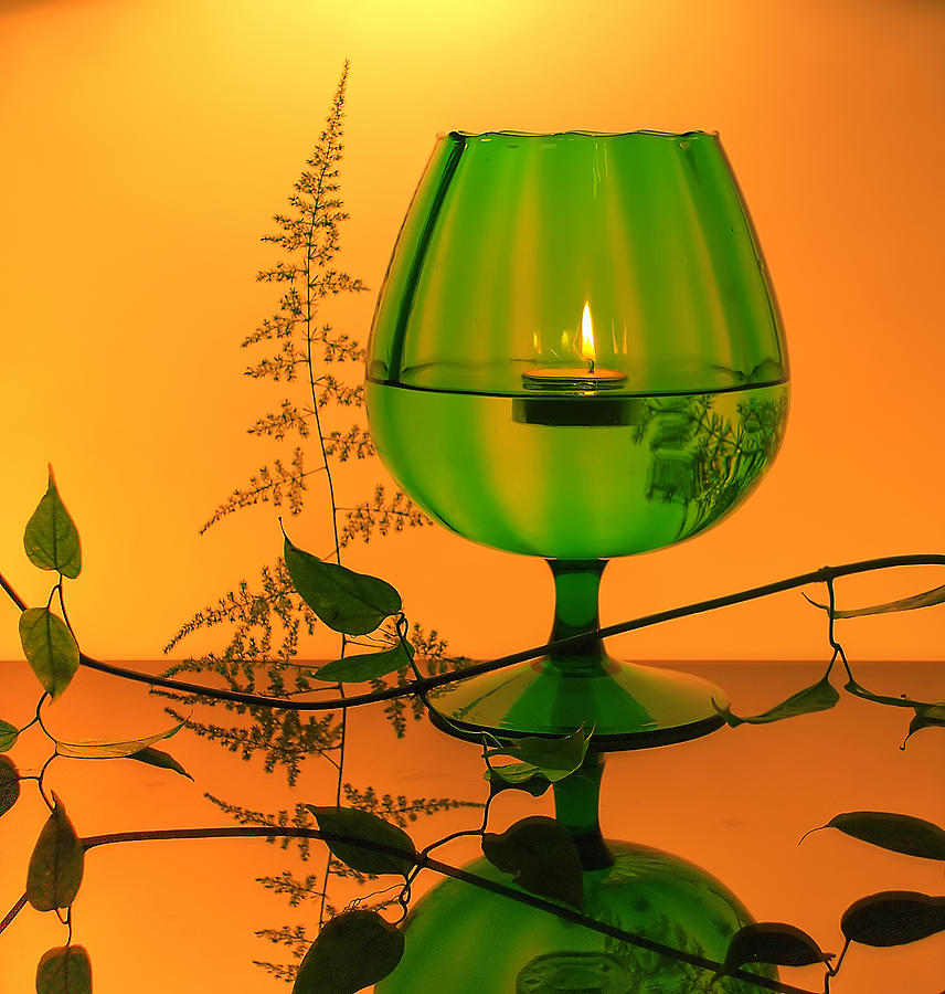Green glass IX Photograph by Andrei SKY