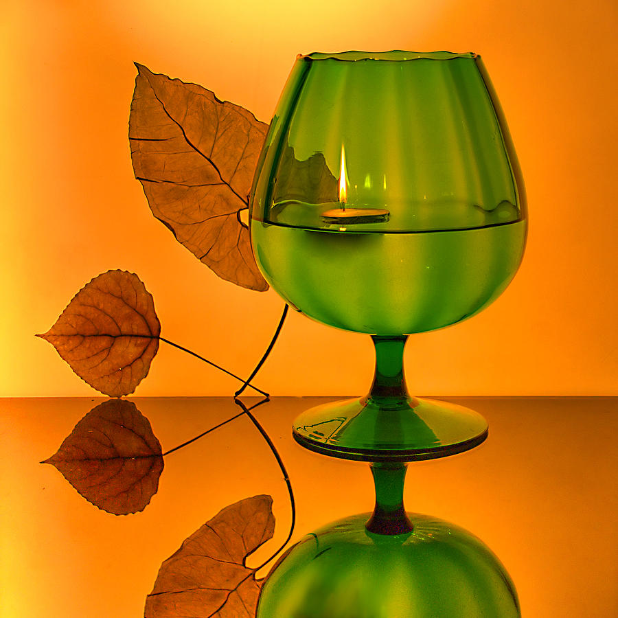 Green glass VII Photograph by Andrei SKY