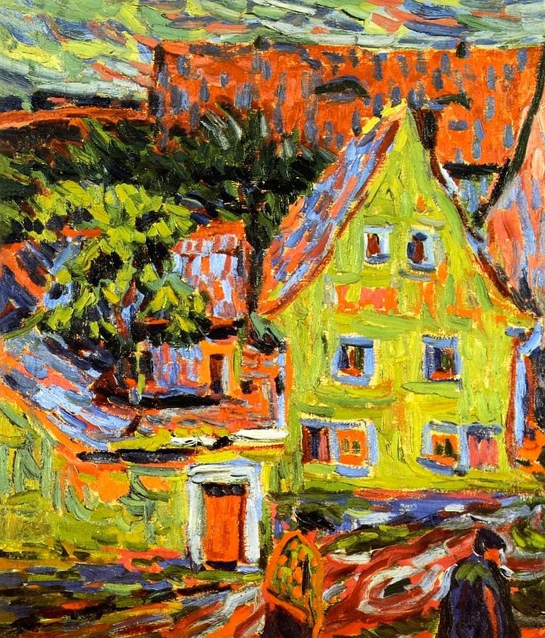 Green House Painting by Ernst Ludwig Kirchner