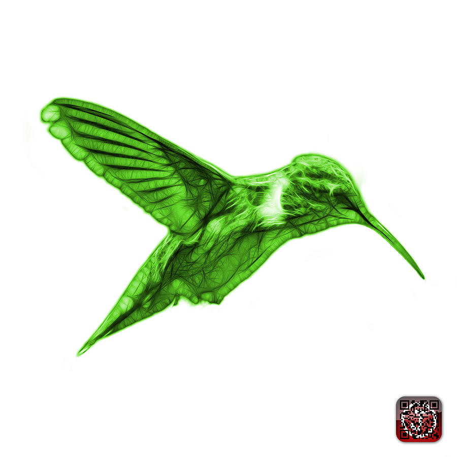 Green Hummingbird - 2054 F S Digital Art by James Ahn