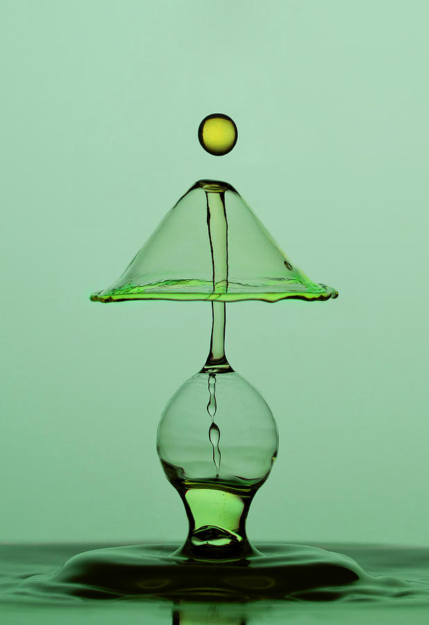 Green lamp Photograph by Jaroslaw Blaminsky