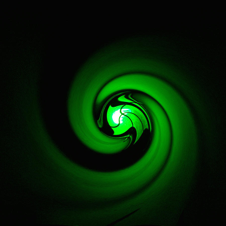 Abstract Photograph - Green Lantern  by Art Block Collections