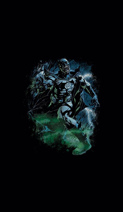 Green Lantern Digital Art - Green Lantern - Black Lantern Batman by Brand A