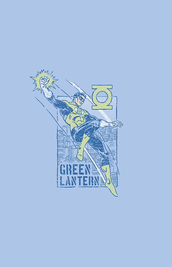 Green Lantern Digital Art - Green Lantern - City Watch by Brand A