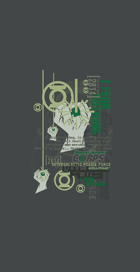 Green Lantern Digital Art - Green Lantern - Core Strength by Brand A