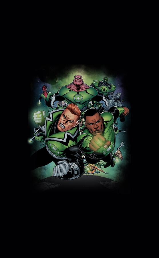 Green Lantern Digital Art - Green Lantern - Corps #1 by Brand A