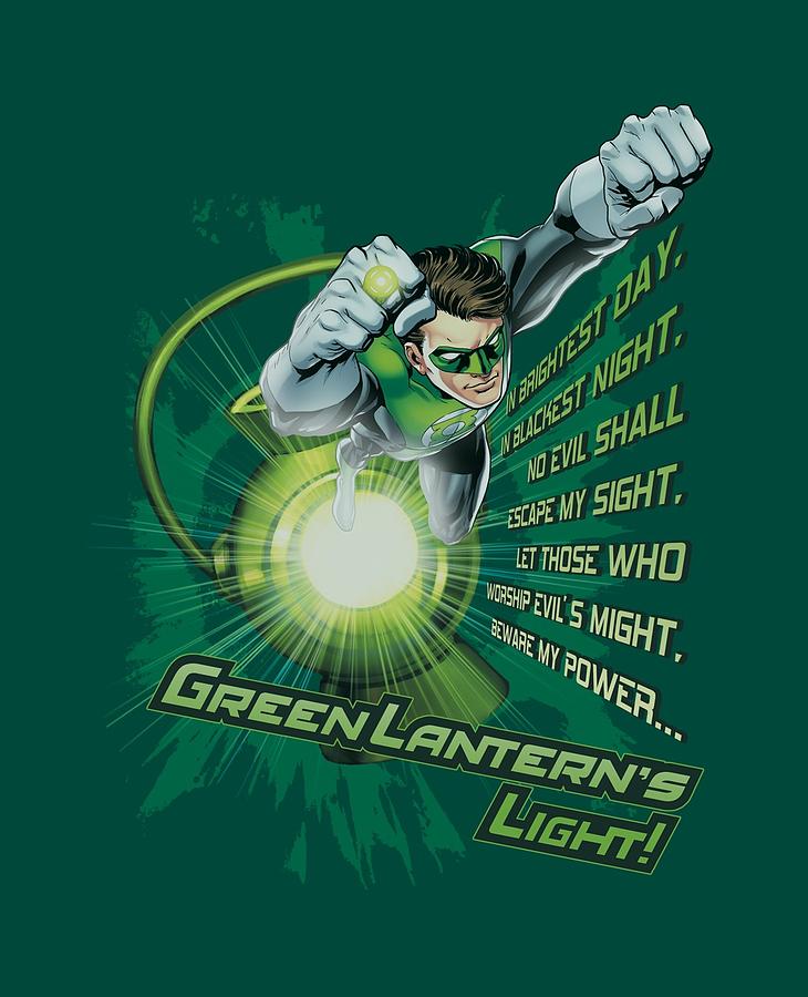 Green Lantern Digital Art - Green Lantern - Flying Oath by Brand A