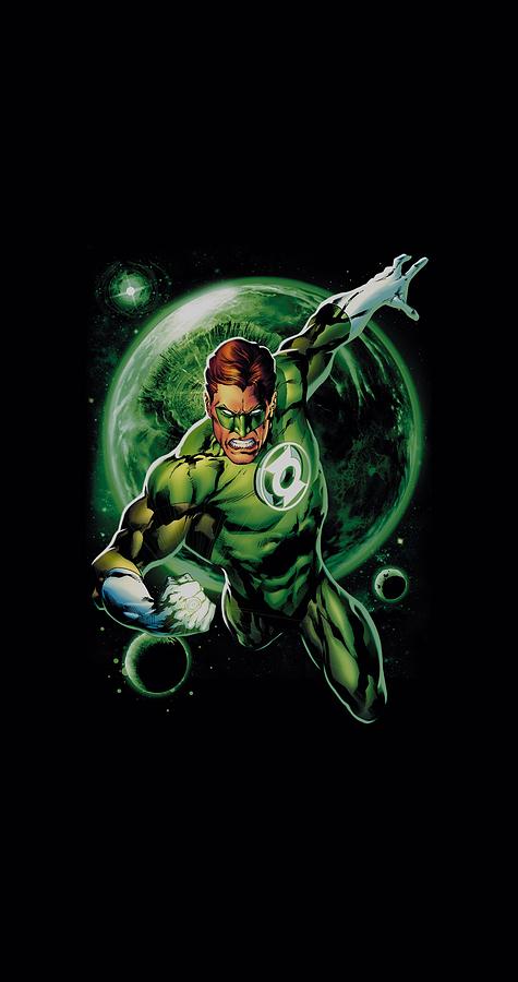 Green Lantern Digital Art - Green Lantern - Galaxy Glow by Brand A