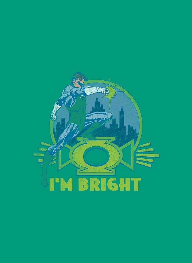 Green Lantern Digital Art - Green Lantern - Im Bright by Brand A
