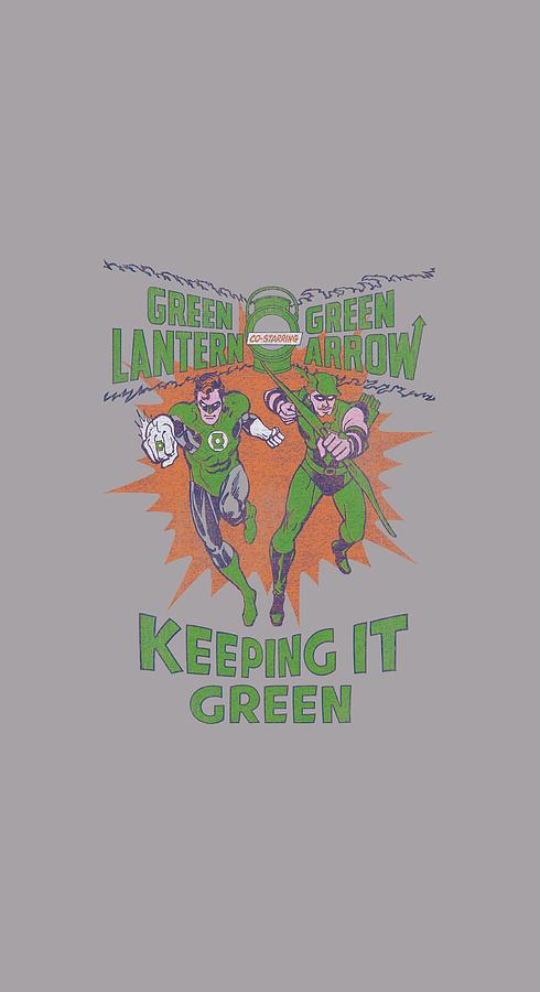 Green Lantern Digital Art - Green Lantern - Keeping It Green by Brand A