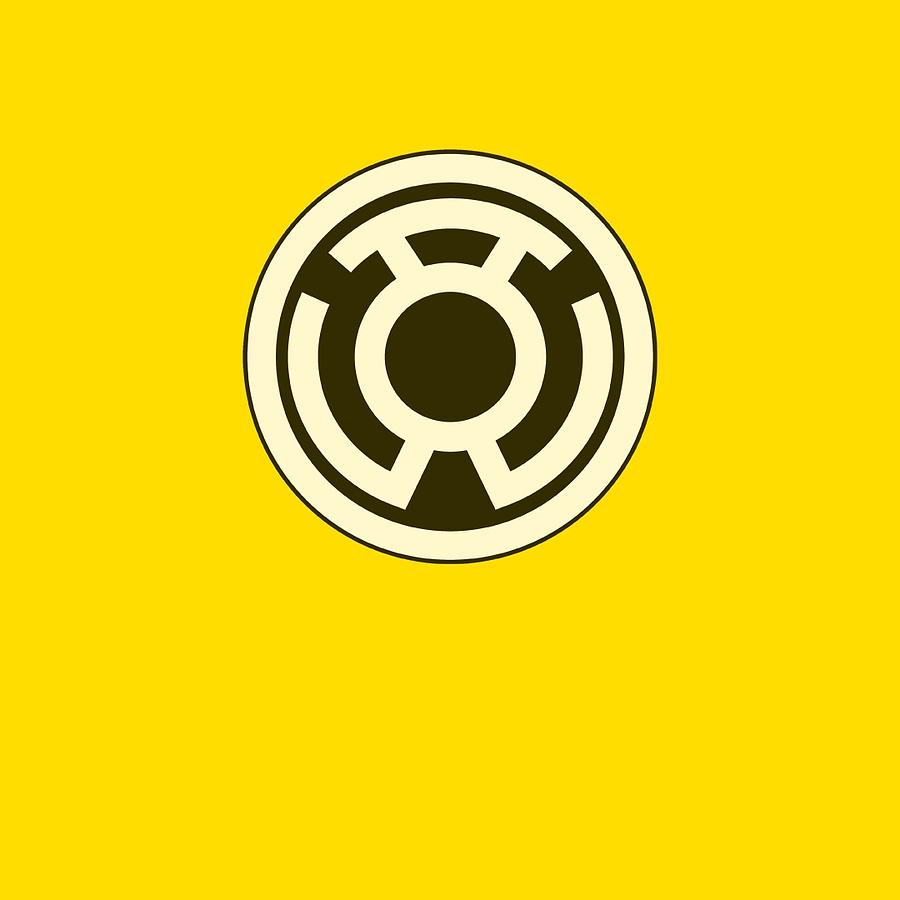 Green Lantern Digital Art - Green Lantern - Sinestro Corps Logo by Brand A