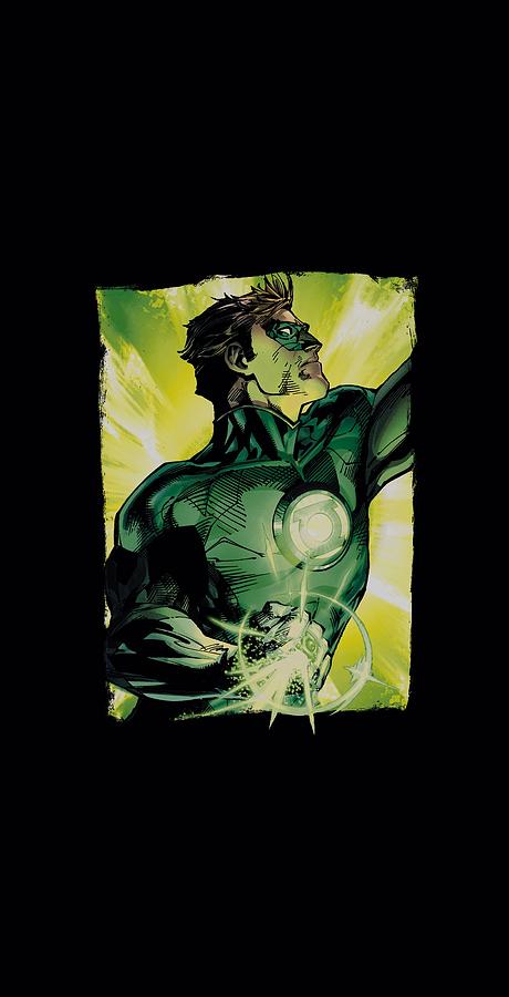 Green Lantern Digital Art - Green Lantern - Up Up by Brand A