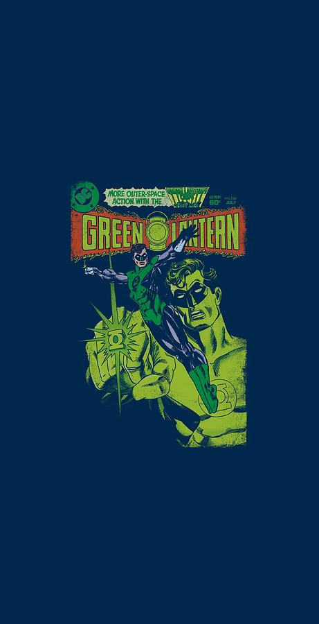 Green Lantern Digital Art - Green Lantern - Vintage Cover by Brand A