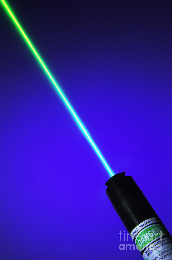 Green Laser Photograph by GIPhotoStock